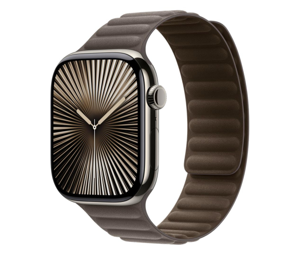 Apple Karbowany pasek FineWoven 44-49mm S/M szarobrązowy - 1282324 - zdjęcie 2